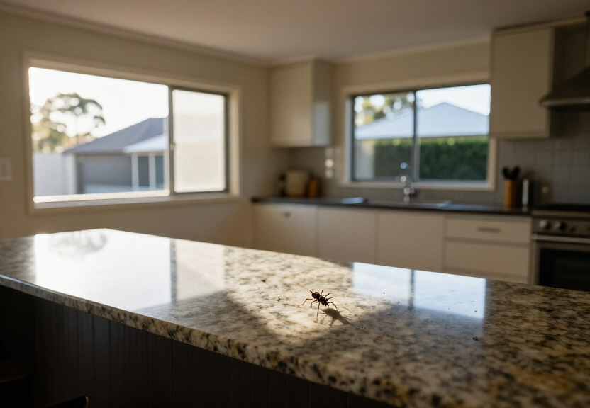 Ant-free garage in Prospect after pest control